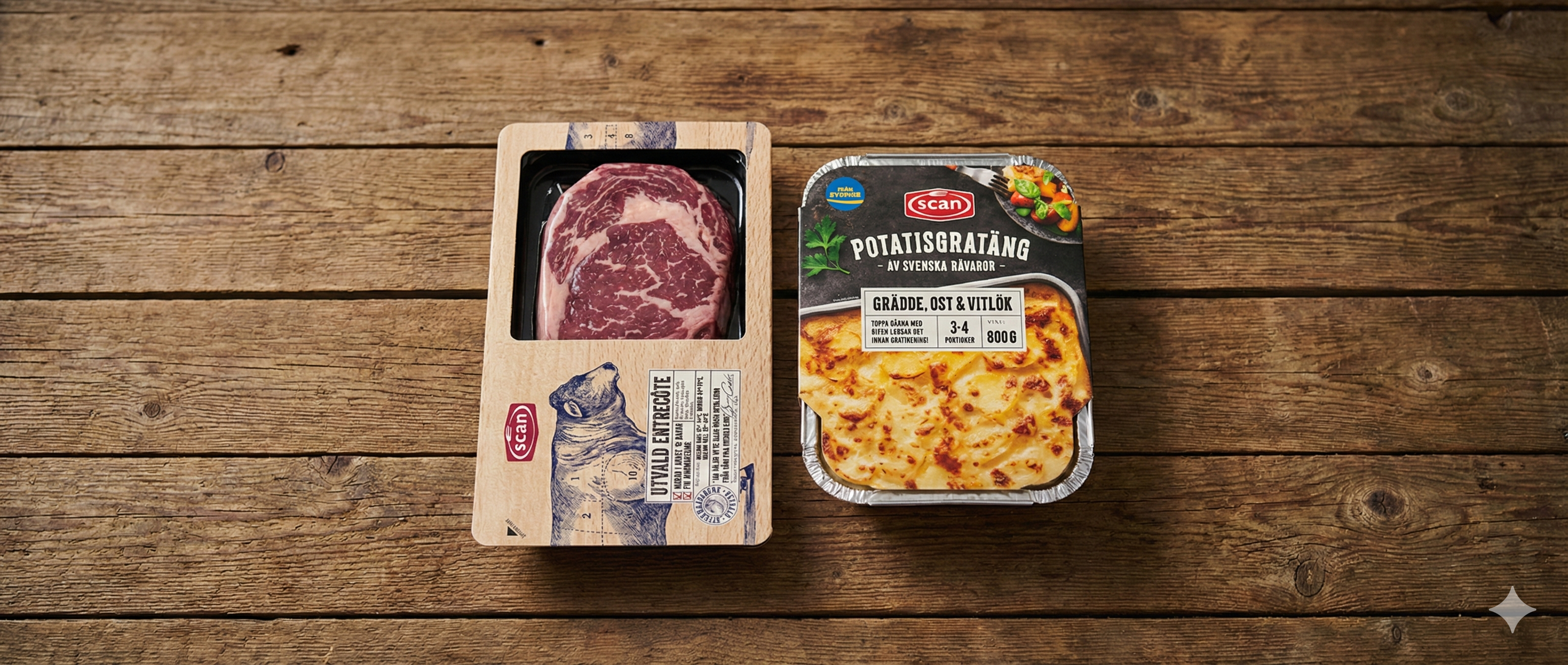 Entrecote med Potatisgratäng